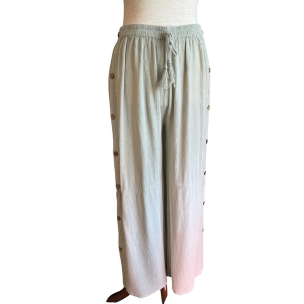 Women's light green Wide-Leg Pants